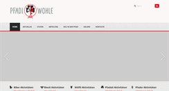 Desktop Screenshot of pfadi-wohle.ch
